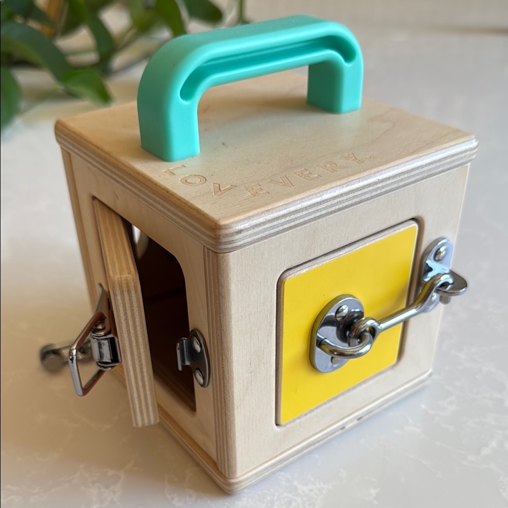 Lovevery Wooden Lock Box Montessori Toy